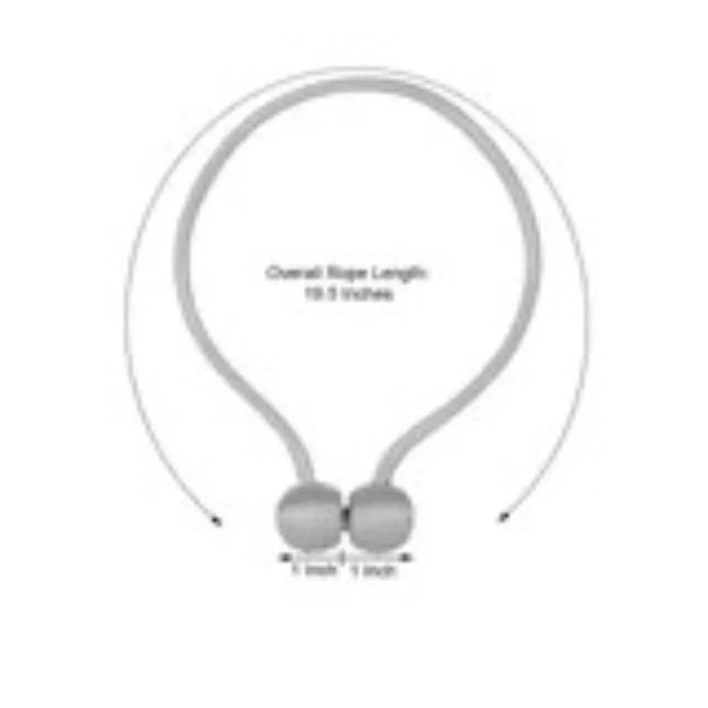 Metmeor Magnetic Curtain Tie Backs For Window Drapes and Backdrop Panels